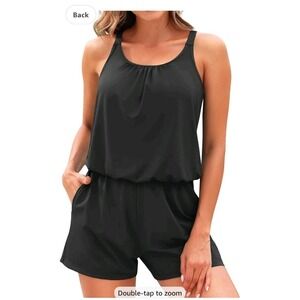Tempt Me Women‎ Black Slimming 1 Pc, Tummy Control 20W SWIMSUIT